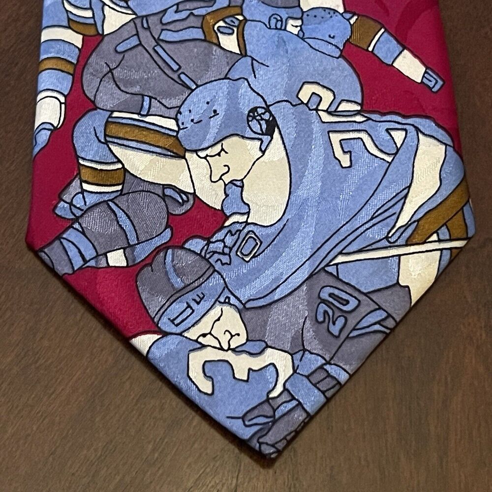 Vintage Concord Burgundy Hand Made 100% Polyester Men’s Neck Tie Made In Korea